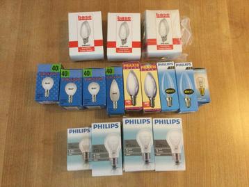 Groot aantal nieuwe gloeilampen - o.a. Philips beschikbaar voor biedingen