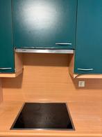 Groene Hoekkeuken met Apparatuur, Huis en Inrichting, Keuken | Complete keukens, Gebruikt, Hoekkeuken, Ophalen of Verzenden, Kunststof
