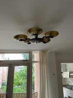 Hanglamp met gemarmerd glas, Huis en Inrichting, Lampen | Plafondlampen, Ophalen of Verzenden, Zo goed als nieuw