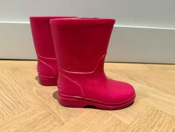 Roze regenlaarzen, nieuw, maat 22 beschikbaar voor biedingen