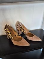 Roze suède/slangenprint pumps Marcos Nalini, Kleding | Dames, Pumps, Nieuw, Marcos Nalini, Ophalen of Verzenden