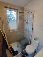 Glasplaat en douche met mengkraan, Doe-het-zelf en Verbouw, Sanitair, Ophalen of Verzenden, Gebruikt