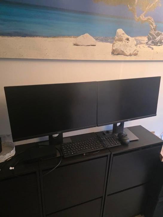 Dell werkplek compleet inclusief dockingstation usb-c, IPS, Ophalen of Verzenden, Zo goed als nieuw, USB-C