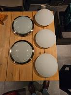 5 Plafondlampen Gamma - 2 Types voor 1 Prijs!, Huis en Inrichting, Lampen | Plafondlampen, Ophalen of Verzenden, Gebruikt, Glas