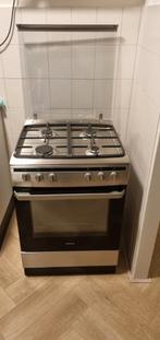 Inventum gasfornuis met heteluchtoven, Witgoed en Apparatuur, Fornuizen, Ophalen, 4 kookzones, Zo goed als nieuw, Gas