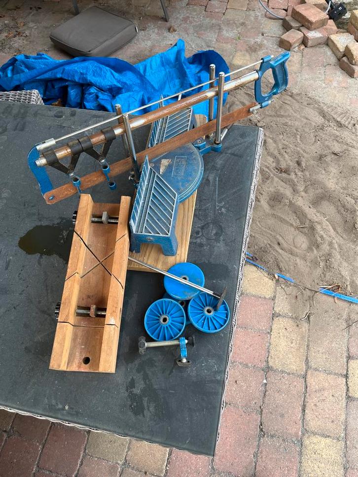 Diverse verstekzagen en accessoires, Doe-het-zelf en Verbouw, Gereedschap | Handgereedschap, Gebruikt, Ophalen