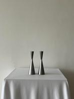 Vintage Ikea Erika Pekkari aluminium kandelaars,, Ophalen, Zo goed als nieuw, Rechthoek