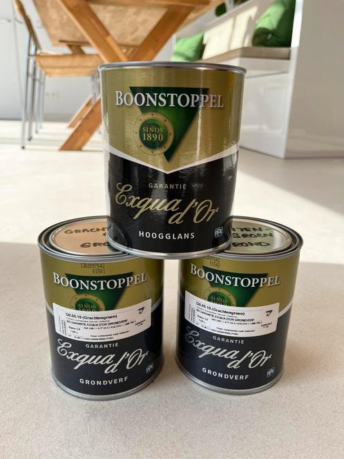 Boonstoppel Exqua d’Or grachtengroen, Doe-het-zelf en Verbouw, Verf, Beits en Lak, Nieuw, Verf, Minder dan 5 liter, Ophalen