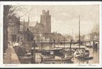 Dordrecht, nieuwe haven, Ophalen of Verzenden, 1920 tot 1940, Ongelopen, Zuid-Holland