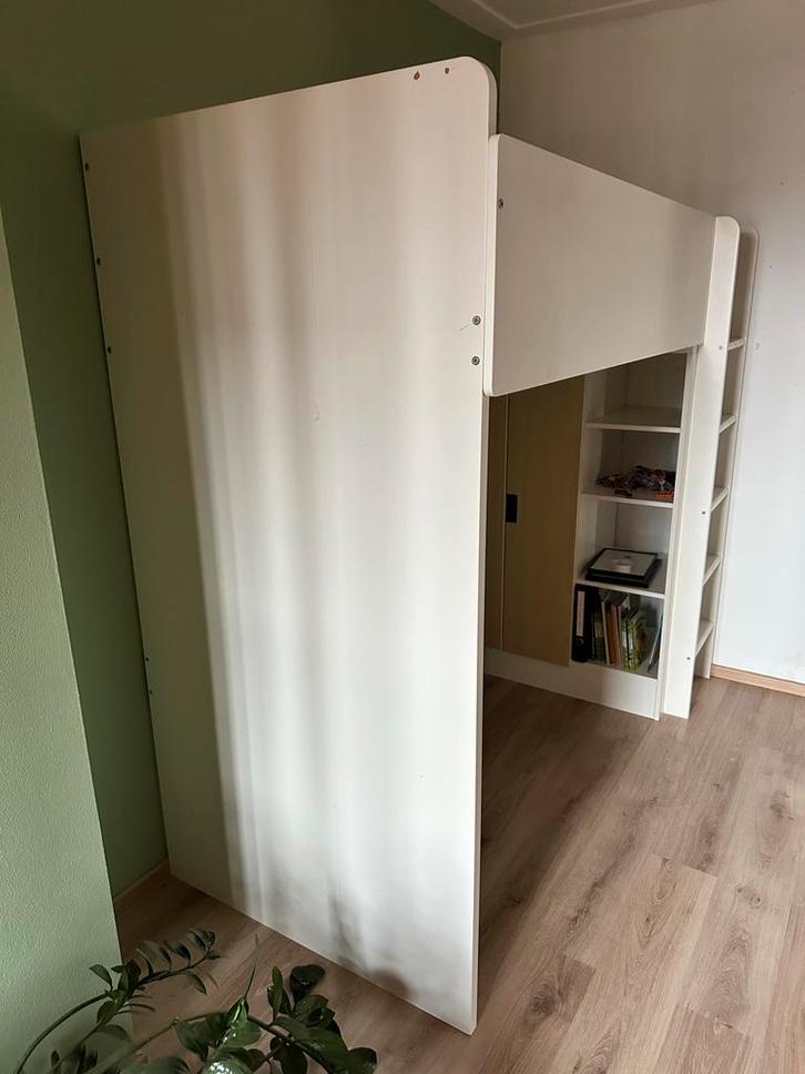 Mooie Hoogslaper met kast, Huis en Inrichting, Slaapkamer | Stapelbedden en Hoogslapers, Gebruikt, Hoogslaper, 90 cm, 200 cm, Eenpersoons