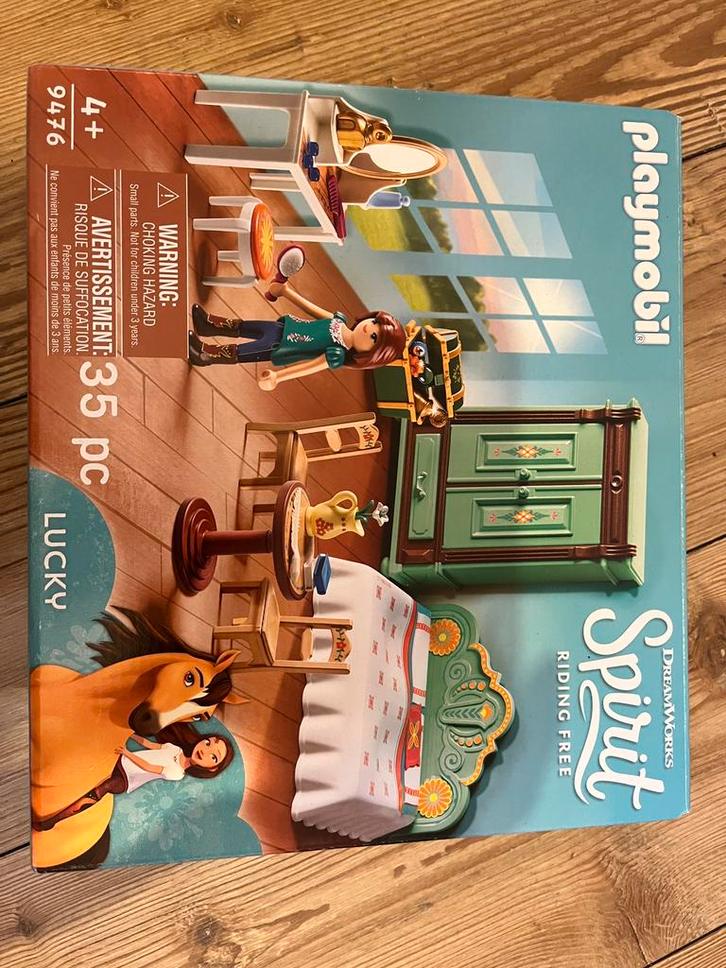 PLAYMOBIL Spirit Lucky's slaapkamer - 9476, Kinderen en Baby's, Speelgoed | Playmobil, Zo goed als nieuw, Complete set, Ophalen