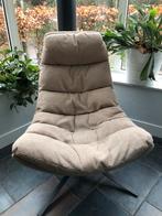 Fauteuil Kanza( loods 5) draaibaar. Kleur beige, Huis en Inrichting, Fauteuils, Ophalen, 75 tot 100 cm, Zo goed als nieuw, Stof