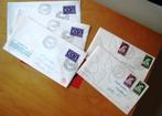 Eerste-Dag-enveloppen 5x 1960+1964 Benelux Vluchtelingenhulp, Ophalen of Verzenden, Na 1940, Gestempeld
