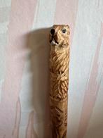 Houten Wandelstok Oostenrijk Marmot 85cm, Antiek en Kunst, Ophalen