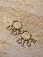 Dior hoop oorbellen strass crystal goud gold, Sieraden, Tassen en Uiterlijk, Oorbellen, Ophalen of Verzenden, Nieuw, Goud, Goud