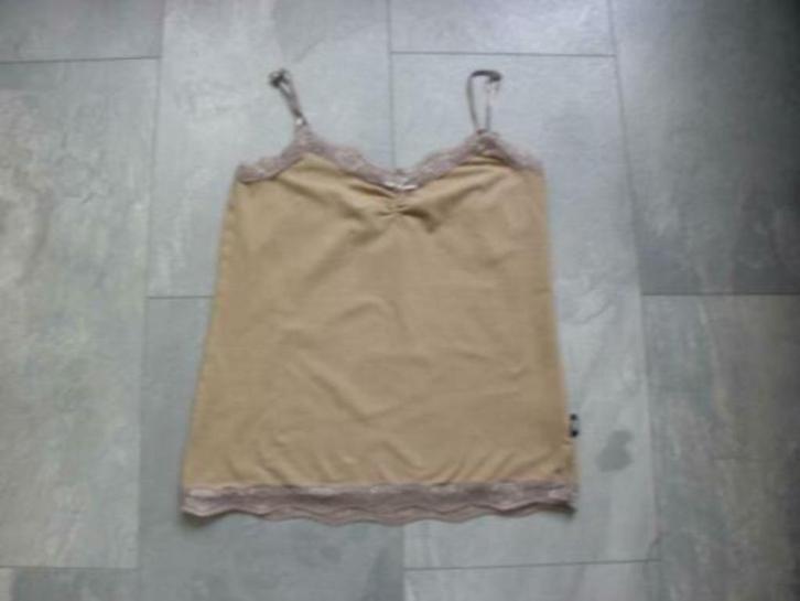 gaaf DIDI topje, maat S (qwe), Kleding | Dames, Tops, Zo goed als nieuw, Maat 36 (S), Bruin, Zonder mouw, Ophalen of Verzenden
