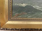 A5772 A. Broekman Zeilschip Schilderij, Ophalen of Verzenden