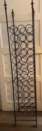 IJzeren Wijnrek - 39 flessen, Ophalen, Gebruikt, 25 flessen of meer, Metaal