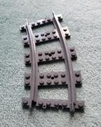 Lego City 9 Volt gladde trein rails bocht Grijs., Kinderen en Baby's, Speelgoed | Duplo en Lego, Ophalen of Verzenden, Gebruikt