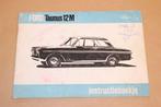 Instructieboekje - Ford Taunus 12M - 1965, Auto diversen, Handleidingen en Instructieboekjes, Ophalen of Verzenden