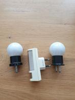 Oude Philips nachtlampjes - werken!, Ophalen of Verzenden, Gebruikt, Minder dan 50 cm