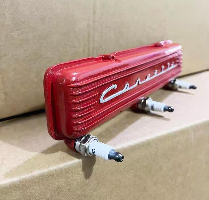 Vintage Corvette Kleerhanger met Bougies, Verzamelen, Poppenhuizen en Toebehoren, Gebruikt, Decoratie, Ophalen of Verzenden