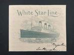 Officiele Brief, White Star Line, R.M.S. Majestic, 1926, Ophalen of Verzenden, Kaart, Foto of Prent