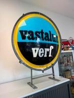 vastalux verf reclame lichtbak, Verzamelen, Ophalen, Gebruikt, ., Lichtbak of (neon) lamp