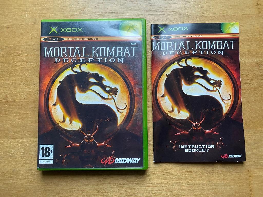 Mortal kombat deception xbox, 1 speler, Racen en Vliegen, Ophalen of Verzenden, Zo goed als nieuw