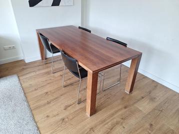 Houten eettafel Jan des Bouvrie (200x90 cm) beschikbaar voor biedingen
