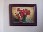 Gesigneerd Buddingh. Bloemen in vaas. Bloemstilleven., Verzenden