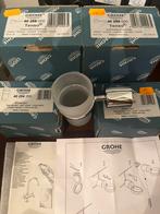 Set Grohe mondspoelglazen en wandhouder Chrome, Ophalen, Nieuw