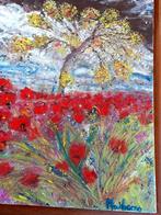 Schilderij " Red happyness ". Olieverf., Antiek en Kunst, Kunst | Schilderijen | Klassiek, Verzenden