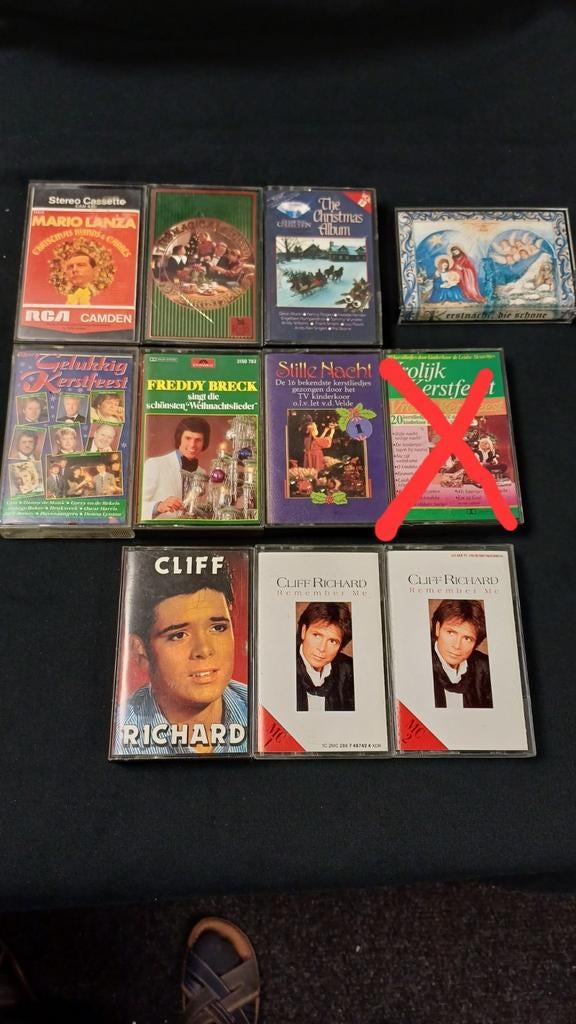 Kerst Muziek Cassettebandjes - Diverse Artiesten, Cd's en Dvd's, Cassettebandjes, Gebruikt, 2 t/m 25 bandjes, Ophalen of Verzenden