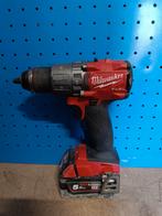 Milwaukee M18 fuel accu boormachine + slagschroevendraaier, Ophalen of Verzenden, Zo goed als nieuw