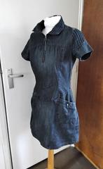 Kort zwart spijker/ jeans jurkje, Maat 38/40 (M), Verzenden, Zwart, Zo goed als nieuw