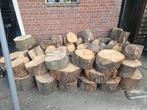 Brandhout stammen., Tuin en Terras, Haardhout, Minder dan 3 m³, Ophalen of Verzenden, Eikenhout, Stammen