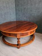 Oma's kersenhouten zware salontafel, Ophalen, Gebruikt, 100 tot 150 cm, 50 tot 100 cm