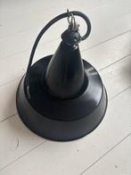 Vintage Emaille Hanglamp Jaren 50, Ophalen of Verzenden, Gebruikt, Metaal, Minder dan 50 cm