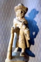 Peru,  9 X miniatuur beeldjes  grijswitte marmer, herders, Ophalen