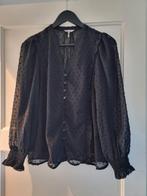 Esqualo Zwart Transparant Blousje Maat 34/36/38, Ophalen of Verzenden