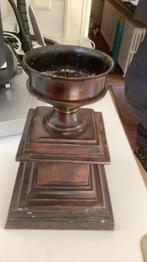 Grote  bronzen kandelaar, Ophalen of Verzenden, Nieuw, Minder dan 25 cm