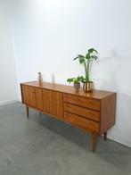 Design teak dressoir Bartels met lades, vintage sideboard, Huis en Inrichting, Gebruikt, Teakhout, Ophalen of Verzenden, 25 tot 50 cm