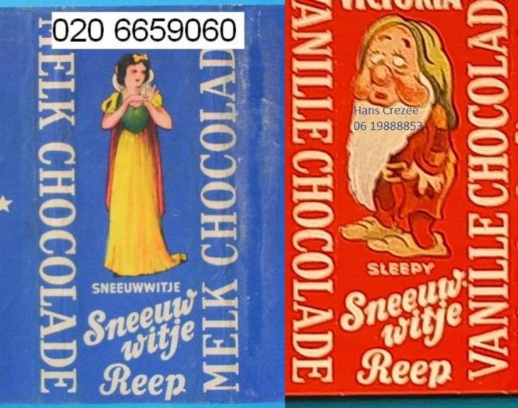 gezocht wikkel sneeuwwitje 7 dwergen victoria chocolade reep, Verzamelen, Merken en Reclamevoorwerpen, Gebruikt, Verpakking, Verzenden
