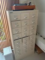 Vintage gispen kast / metalen archiefkast, Ophalen, Gebruikt, Vintage