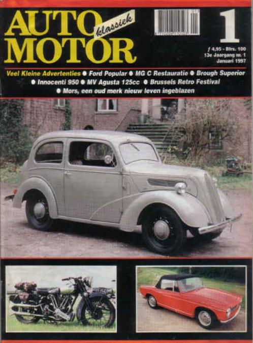 AMK 1 1997 : Ford Popular - Innocenti 950 - Brough Superior, Boeken, Auto's | Folders en Tijdschriften, Gelezen, Algemeen, Ophalen of Verzenden