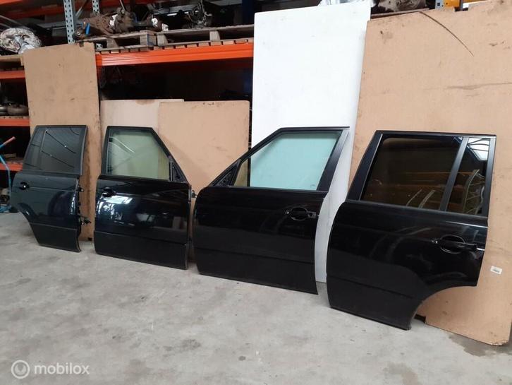 Deur Range Rover L322 Vogue Zwart Portier Deuren Portieren, Auto-onderdelen, Carrosserie en Plaatwerk, Deur, Land Rover, Voor