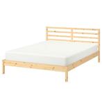 IKEA Tarva Bedframe 140 x 200, Huis en Inrichting, Wit, Tweepersoons, Zo goed als nieuw, 200 cm