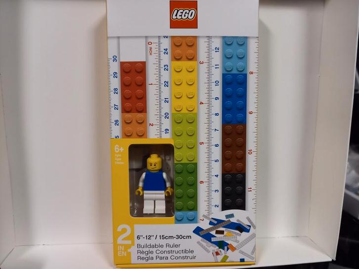 Lego Liniaal minifig NIEUW  52558 Ruler School Cadeau Kado, Kinderen en Baby's, Speelgoed | Duplo en Lego, Nieuw, Lego, Complete set