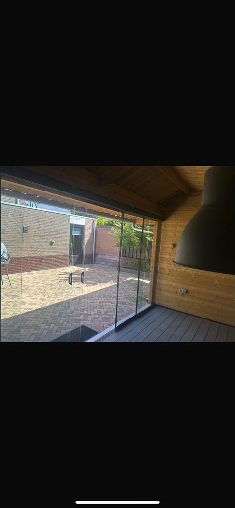 Super-De-Luxe Tuinhuis met Schuifwand - Gedemonteerd, Tuin en Terras, Overkappingen, Zo goed als nieuw, Tuinpaviljoen, Ophalen